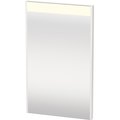 Duravit Brioso Mirror, 16 1/2 X1 3/8 X27 1/2  White High Gloss, Light Field, Square, Sensor Switch BR7000022226000